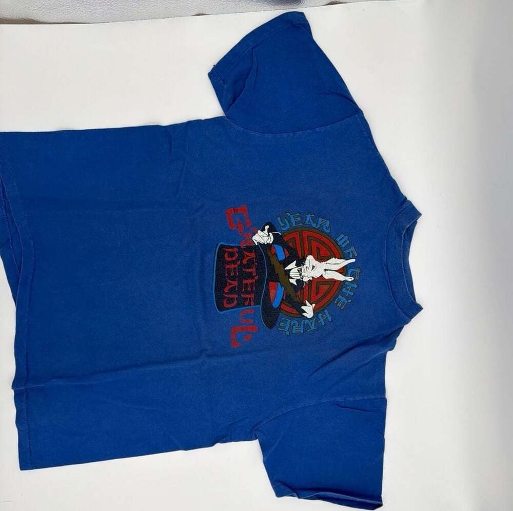 Vintage 1987 Grateful Dead Year of the Hare‎ Hanes Beefy-T Shirt Size L - Picture 2 of 5